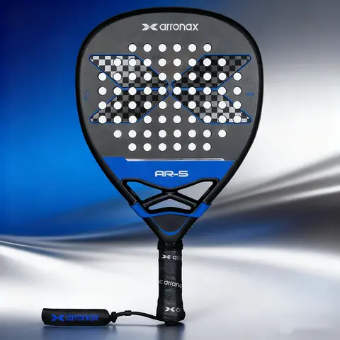 2025 New High Quality Professional Padel Tennis Rackets Soft Face Carbon Fiber Light weight Fashionable EVA Sports Racquet