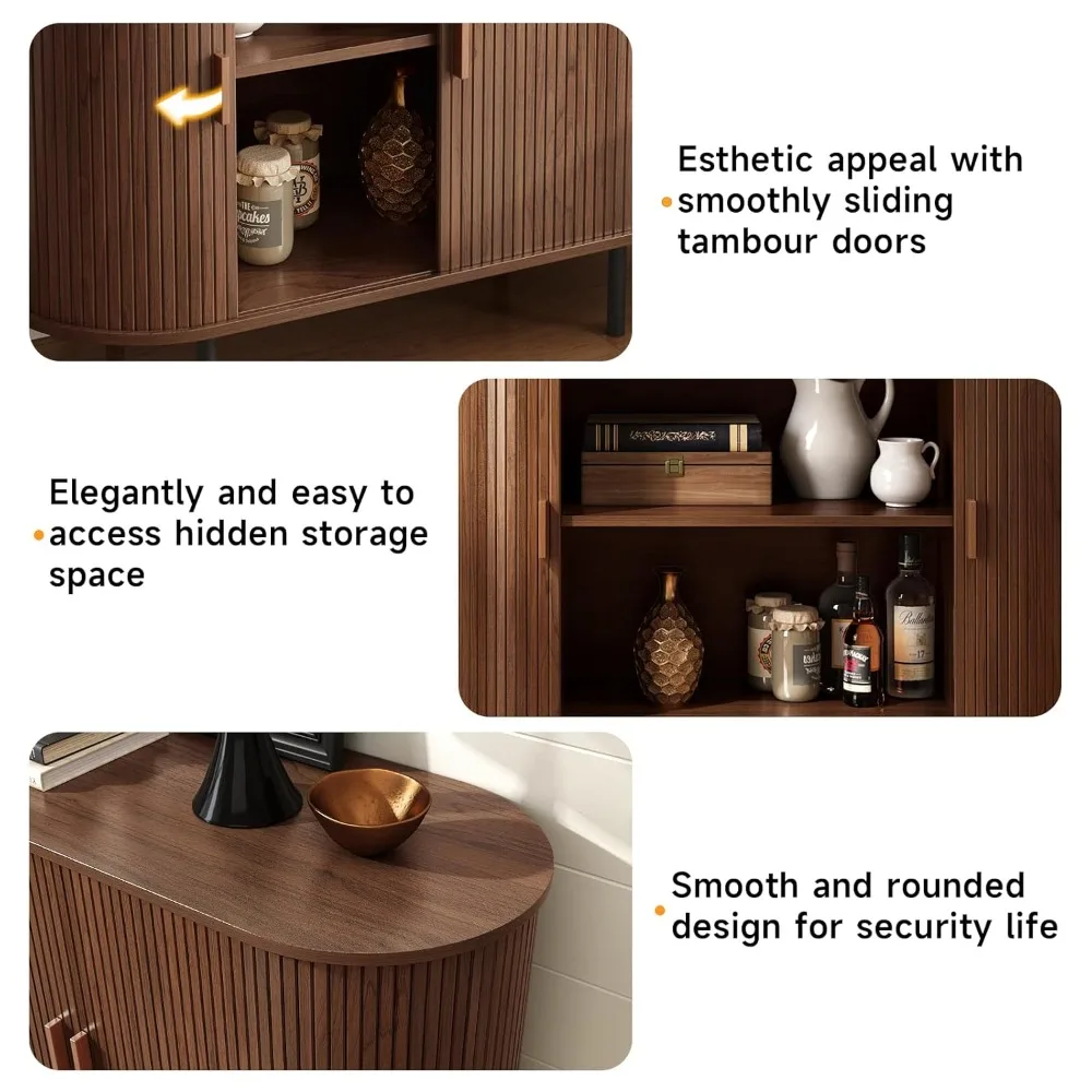 40" Sideboard Buffet Cabinet with Storage, Storage Cabinet with Sliding Door & Adjustable Shelf, Modern Accent, Customized
40" Sideboard Buffet Cabinet with Storage, Storage Cabinet with Sliding Door & Adjustable Shelf, Modern Accent, Customized