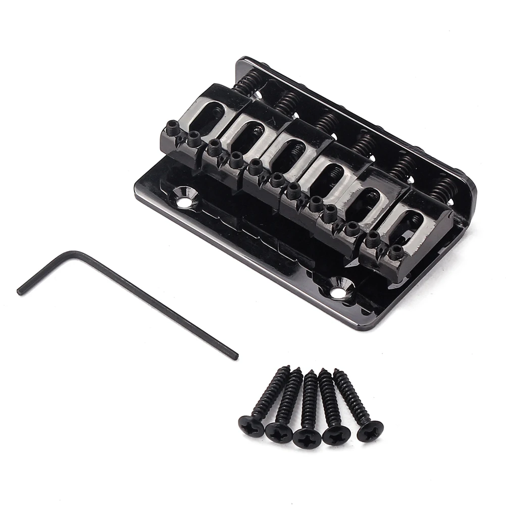 6 String Guitar Bridge Vintage Style Solid Metal Bass Bridge For Jazz Electric Guitar Height Adjustable Top Load 65Mm Black
6 String Guitar Bridge Vintage Style Solid Metal Bass Bridge For Jazz Electric Guitar Height Adjustable Top Load 65Mm Black