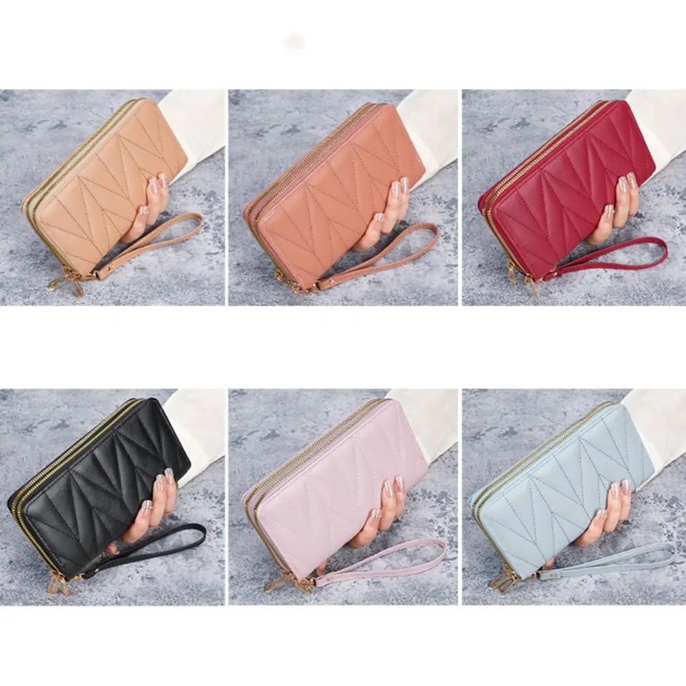 Модные женские кошельки из искусственной кожи, 6 цветов, большой вместительный кошелек для монет, женский кошелек на молнии
Модные женские кошельки из искусственной кожи, 6 цветов, большой вместительный кошелек для монет, женский кошелек на молнии