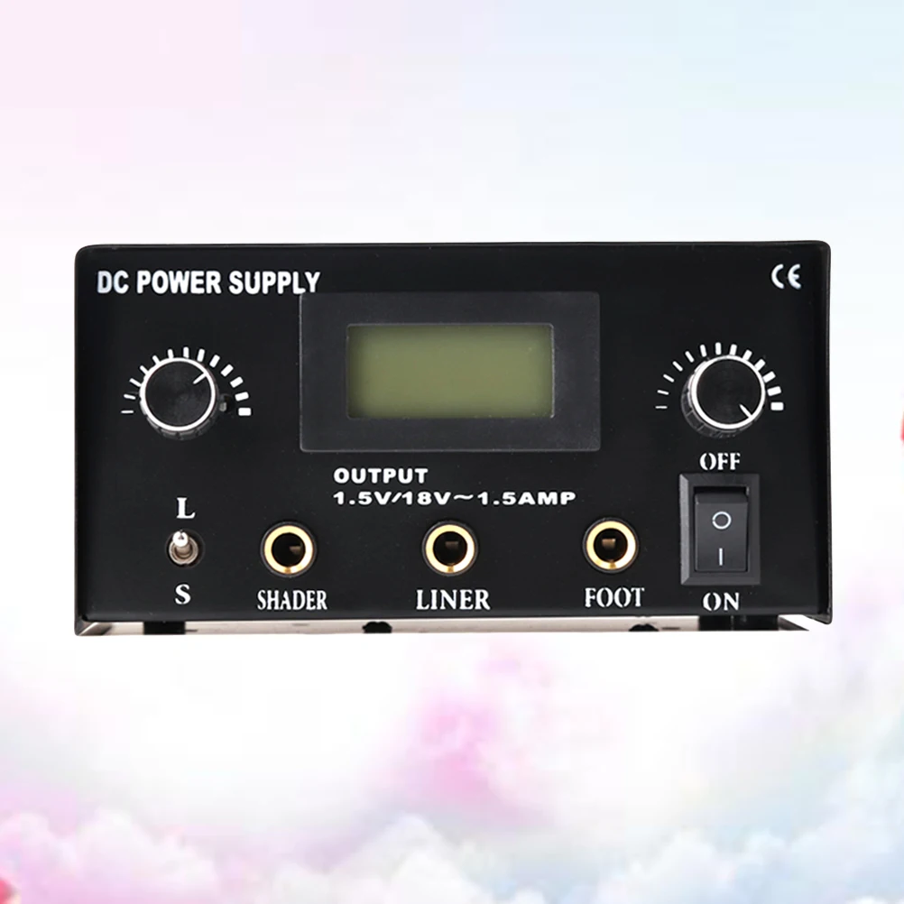 Tattoo Power Machine Supply DC Compact Dual Output LCD Digital Voltage Stabilizer
Tattoo Power Machine Supply DC Compact Dual Output LCD Digital Voltage Stabilizer