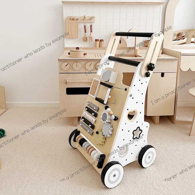 Baby walker, baby stroller, anti-O-shaped legs, anti-rollover, walking aid, multi-functional wooden toy 1
Baby walker, baby stroller, anti-O-shaped legs, anti-rollover, walking aid, multi-functional wooden toy 1