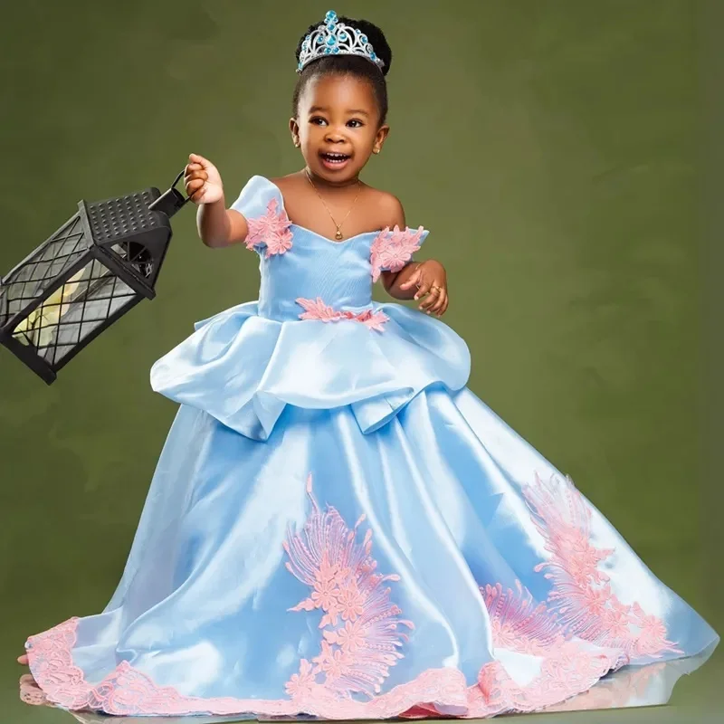 Sky Blue Girl Birthday Dress Princess Ball Gown Flower Girls Dresses Off Shoulder Kids Party Baby Pageant Gowns
Sky Blue Girl Birthday Dress Princess Ball Gown Flower Girls Dresses Off Shoulder Kids Party Baby Pageant Gowns