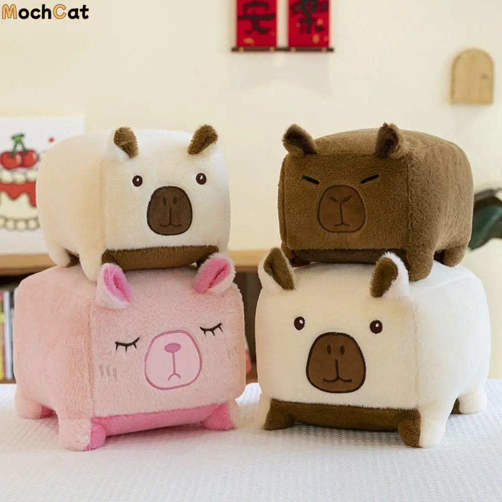 Three Expressions Square Capybara Plush Toy Shy Smile Squint Block Capybara Pillow Kawaii Stuffed Animal Capybara Plush Doll
Three Expressions Square Capybara Plush Toy Shy Smile Squint Block Capybara Pillow Kawaii Stuffed Animal Capybara Plush Doll
