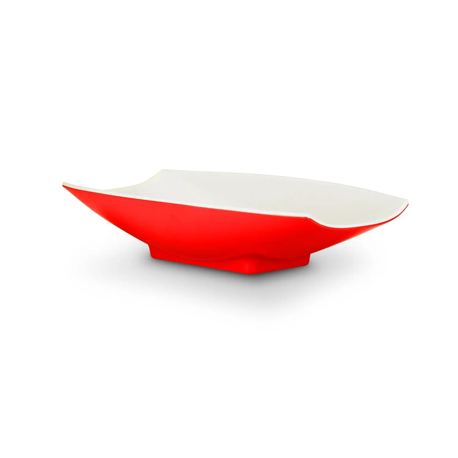 53702-2ToneRed Melamine Curves Bowl, Red Outside/White Inside
53702-2ToneRed Melamine Curves Bowl, Red Outside/White Inside