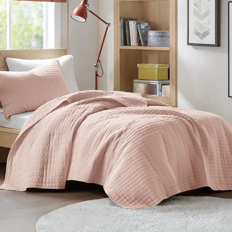 Comfort Spaces Quilt Set-Luxury Double Sided Stitching Design Summer Blanket, Lightweight, Soft, All Season Bedding Layer
Comfort Spaces Quilt Set-Luxury Double Sided Stitching Design Summer Blanket, Lightweight, Soft, All Season Bedding Layer