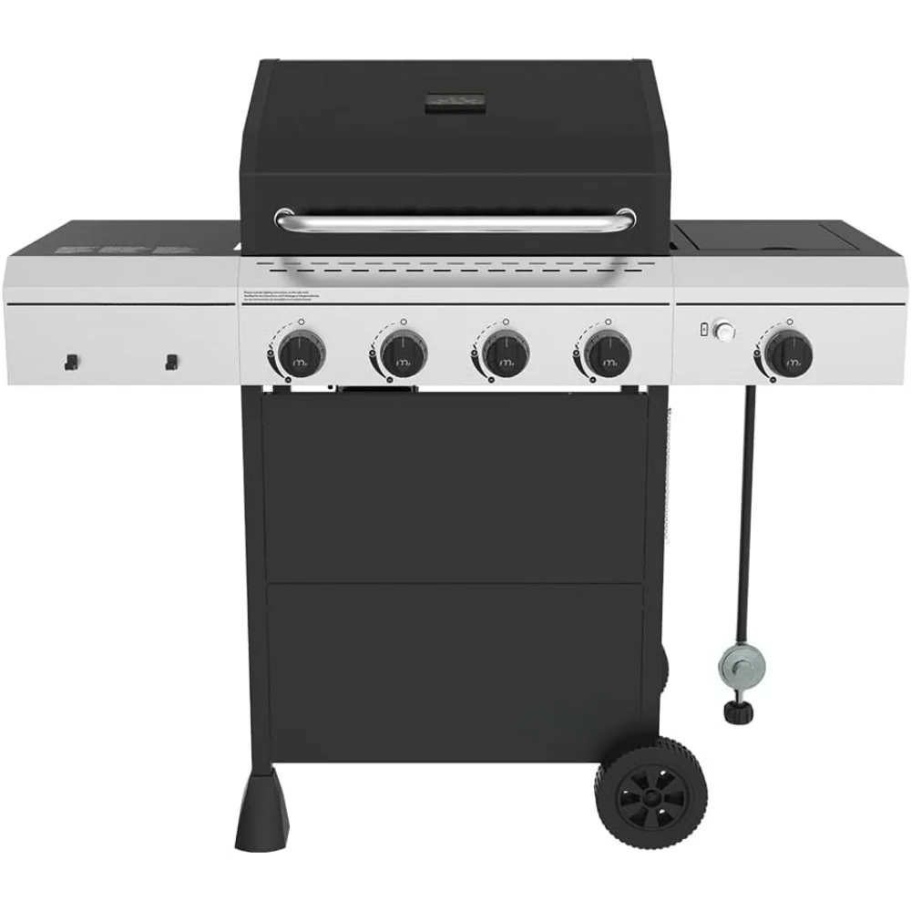 4-Burner Propane Gas Grill with Side Burner & Grill Cover, 52,000BTUs, 568.2 sq. in. Cooking Space
4-Burner Propane Gas Grill with Side Burner & Grill Cover, 52,000BTUs, 568.2 sq. in. Cooking Space