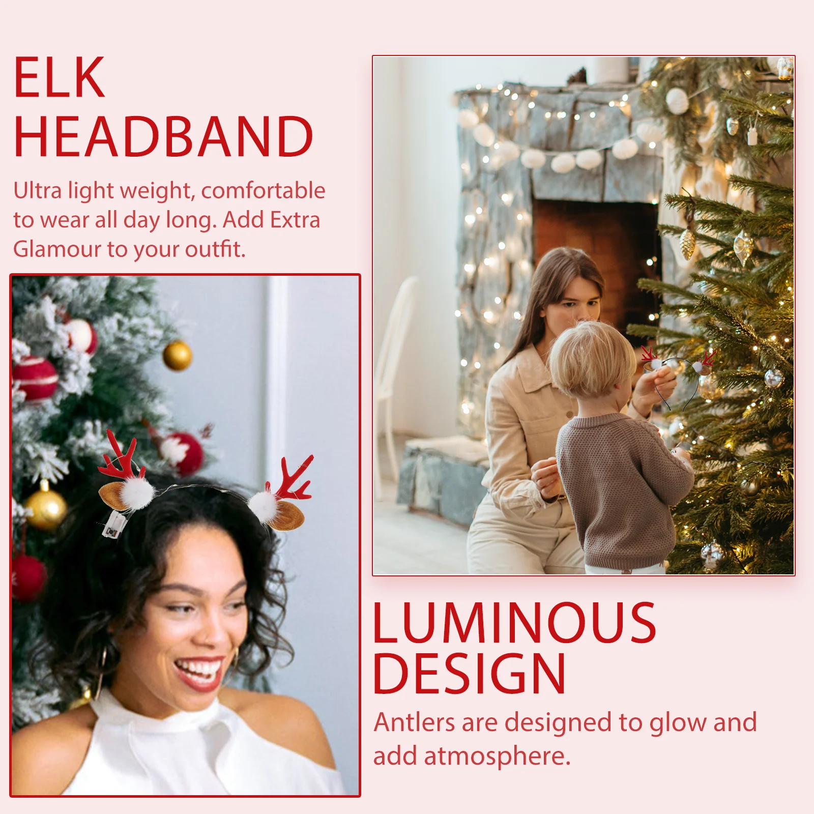 2pcs Antler Headband Hair Bands Children Party Decorative Luminous Hoops Flash Cloth Holiday Festive Kids Christmas Hair
2pcs Antler Headband Hair Bands Children Party Decorative Luminous Hoops Flash Cloth Holiday Festive Kids Christmas Hair