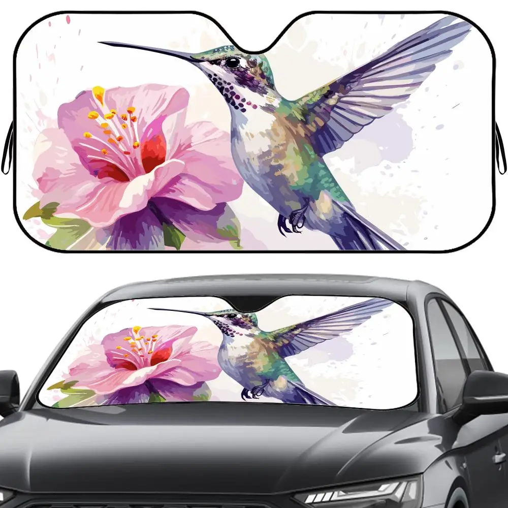 Hummingbird Spring Flowers Sun Visor Reusable Aluminum Foil UV Protector Heat Five-Layer Insulation Windshield Sunshades
Hummingbird Spring Flowers Sun Visor Reusable Aluminum Foil UV Protector Heat Five-Layer Insulation Windshield Sunshades