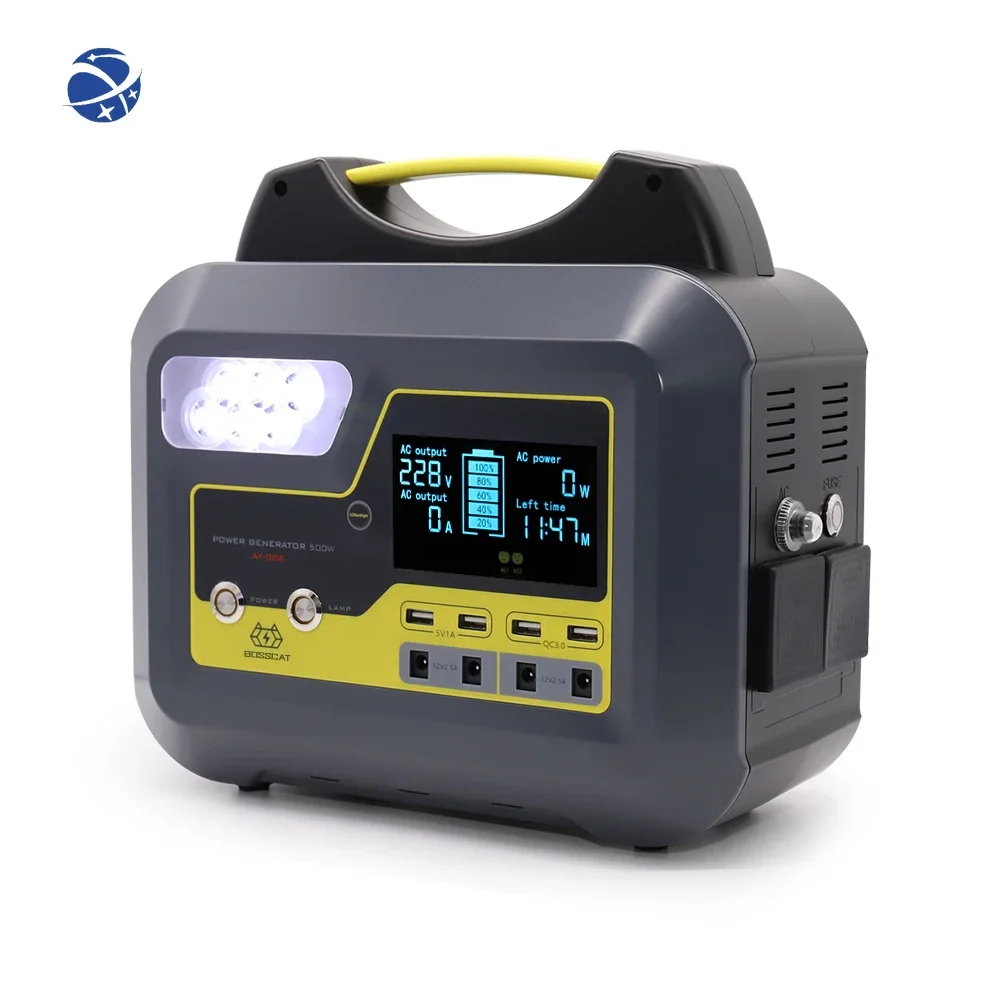 BOSSCAT most fashion 500w 110V 220V power station home and outdoor Dual use solar generator
BOSSCAT most fashion 500w 110V 220V power station home and outdoor Dual use solar generator