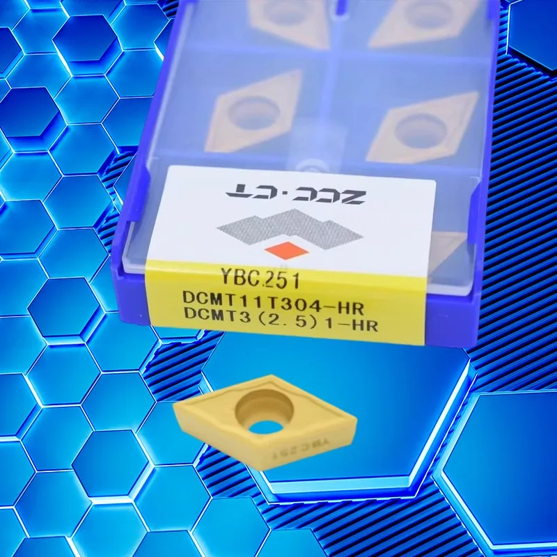 Original ZCCCT DCMT11T304-HR YBD152 YBC251 YBC252 YBM251 carbide insert for cutting tool
Original ZCCCT DCMT11T304-HR YBD152 YBC251 YBC252 YBM251 carbide insert for cutting tool