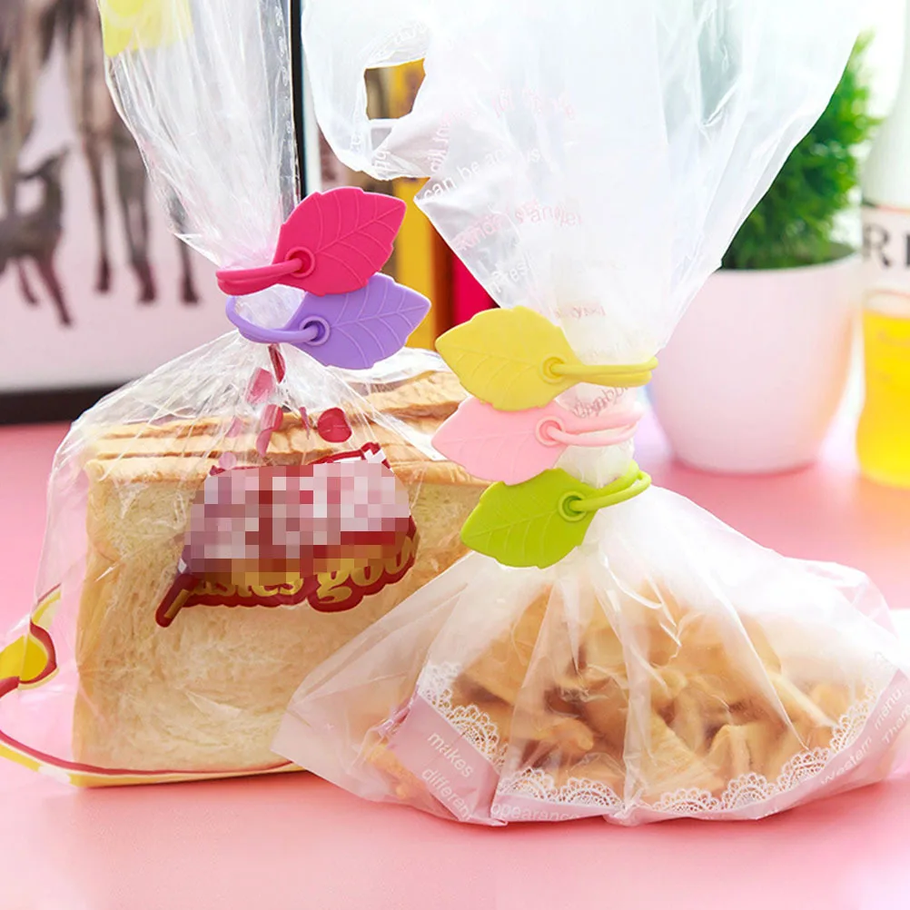 30Pcs Silicone Food Sealing Ties Cute Leaf Design Baking Bag Clips for Cookies Candies Chocolate Storage Organizer Clip
30Pcs Silicone Food Sealing Ties Cute Leaf Design Baking Bag Clips for Cookies Candies Chocolate Storage Organizer Clip