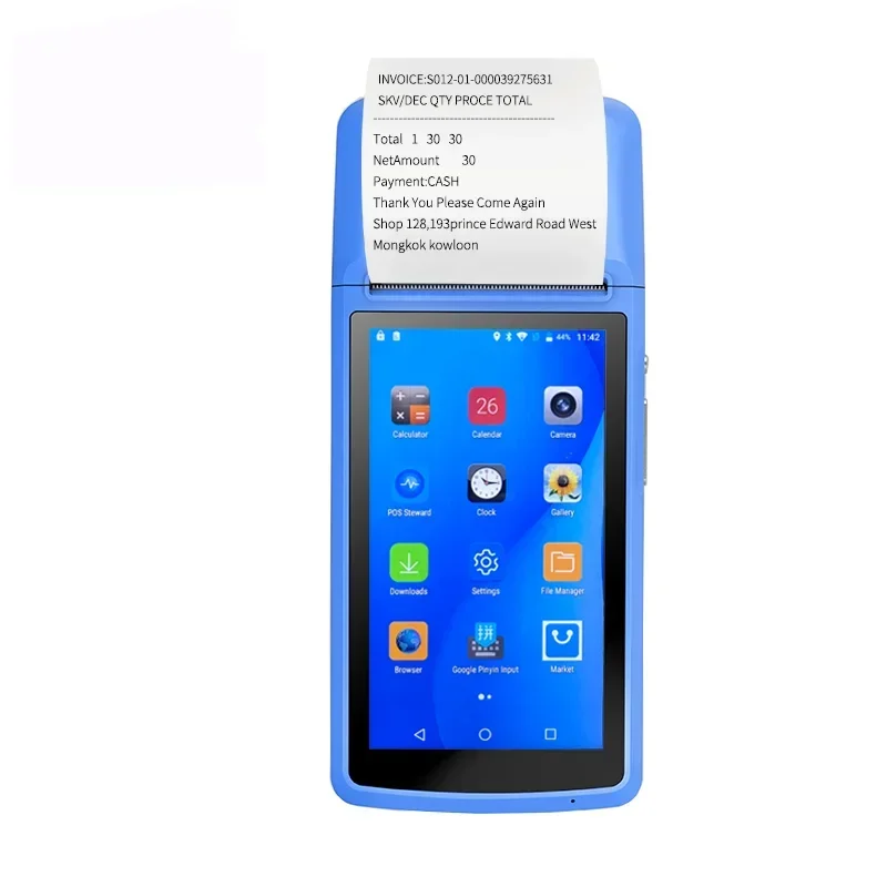 Hot Sale Handheld 5inch Android 8.1 Mobile POS Printer With 2inch Thermal Printer 3G WIFI BT Charging Cradle Optional
Hot Sale Handheld 5inch Android 8.1 Mobile POS Printer With 2inch Thermal Printer 3G WIFI BT Charging Cradle Optional