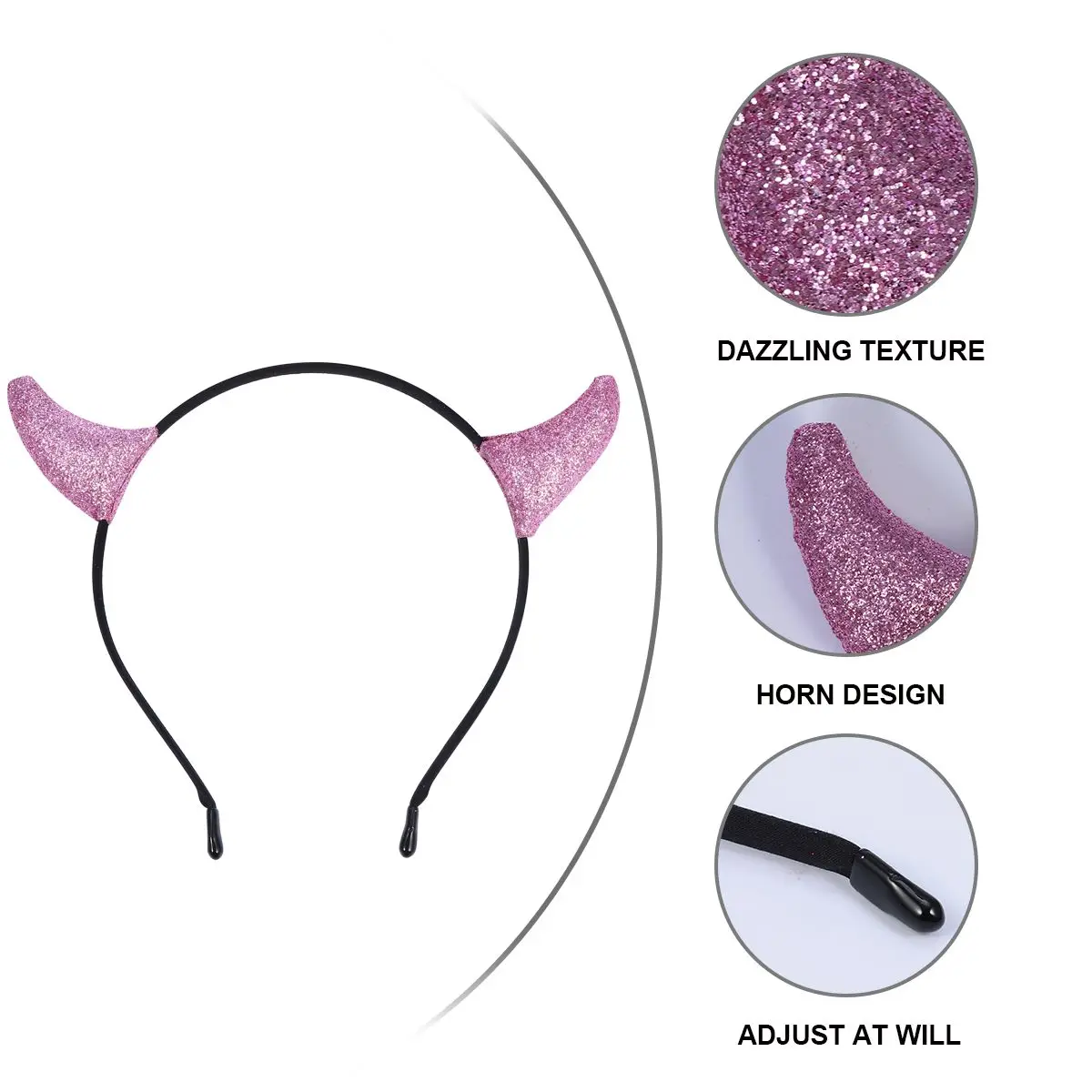 5pcs Halloween Horns Headbands Glitter Hair Hoop Costume Party Accessories Kids Adults Lightweight Cloth Plastic Festival
5pcs Halloween Horns Headbands Glitter Hair Hoop Costume Party Accessories Kids Adults Lightweight Cloth Plastic Festival