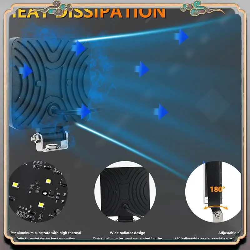 A73Q-4 Inch LED Cube Light Pods, 160W 16000LM 9-30V LED Tractor Work Lights Fog Lights ATV UTV RV Boat Cart LED Light Bar Durabl
A73Q-4 Inch LED Cube Light Pods, 160W 16000LM 9-30V LED Tractor Work Lights Fog Lights ATV UTV RV Boat Cart LED Light Bar Durabl