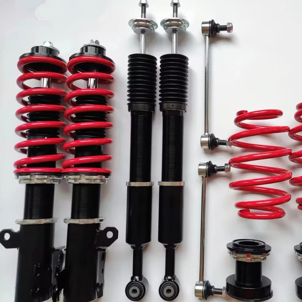Red Height Adjustable Coilover Suspension Kit for Toyota Vios 2007-2013 Shock Absorber Struts
Red Height Adjustable Coilover Suspension Kit for Toyota Vios 2007-2013 Shock Absorber Struts