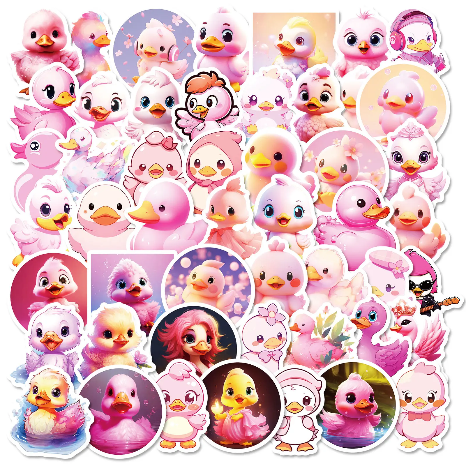 10/50PCS Cute Pink Dream Duck Graffiti Sticker Animal Cartoon Decal Notebook Phone Guitar Skateboard Waterproof Sticker Kid Toys
10/50PCS Cute Pink Dream Duck Graffiti Sticker Animal Cartoon Decal Notebook Phone Guitar Skateboard Waterproof Sticker Kid Toys