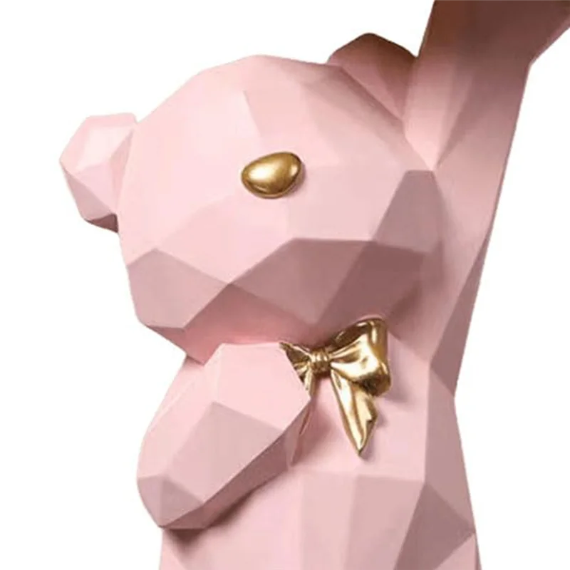 ABKS-прекрасный скульптур скандинавского медведя, держатель для ключей, поднос для хранения геометрического медведя, поднос для хранения милого медведя, статуя для входа/гостиной 
ABKS-прекрасный скульптур скандинавского медведя, держатель для ключей, поднос для хранения геометрического медведя, поднос для хранения милого медведя, статуя для входа/гостиной