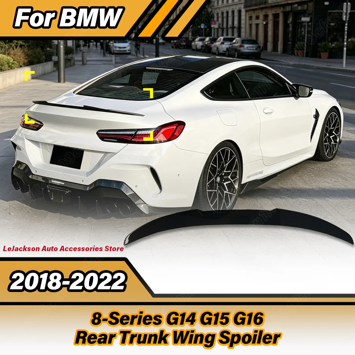 For BMW 8 Series G14 G15 G16 2018 2019 2020 2021 2022 Automobile Rear Trunk Wing Spoiler Car Rear Splitter Body Modification Kit
For BMW 8 Series G14 G15 G16 2018 2019 2020 2021 2022 Automobile Rear Trunk Wing Spoiler Car Rear Splitter Body Modification Kit