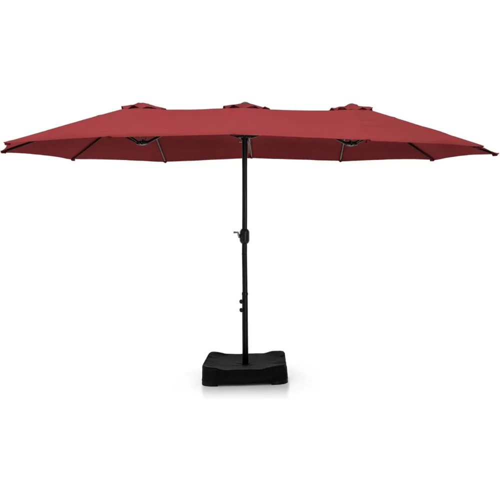 Sophia & William 15 ft Extra Large Patio Umbrella with Base Included, Rectangular Outdoor Umbrella Heavy Duty, Market Umbrella D
Sophia & William 15 ft Extra Large Patio Umbrella with Base Included, Rectangular Outdoor Umbrella Heavy Duty, Market Umbrella D