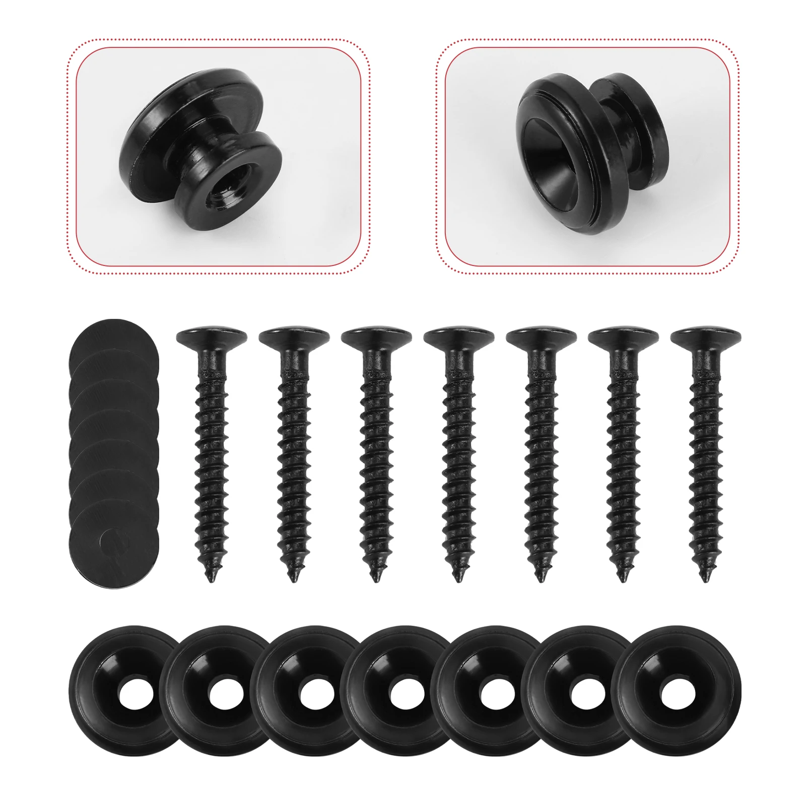 7Pcs Folk Acoustic Guitar Belt Buckle Screw Bolt Fixator Durable Rock-Steady Fixation Protective Gasket Guitar Accessories
7Pcs Folk Acoustic Guitar Belt Buckle Screw Bolt Fixator Durable Rock-Steady Fixation Protective Gasket Guitar Accessories