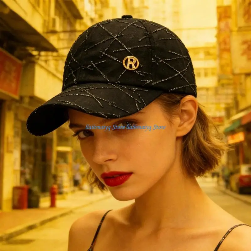 573B Cool Metal Badge Baseball Cap With Curved Brims Outdoor Hat Fashion Sun Hat
573B Cool Metal Badge Baseball Cap With Curved Brims Outdoor Hat Fashion Sun Hat