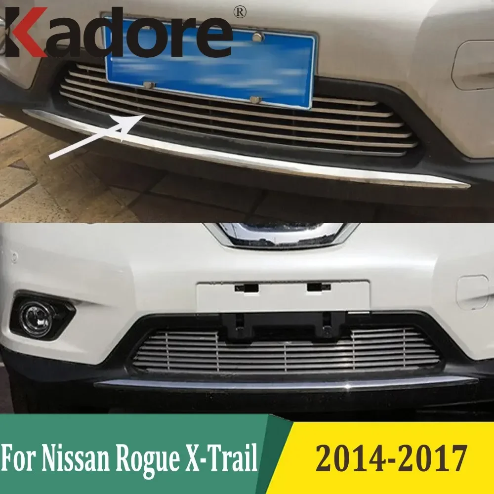 For Nissan Rogue X-Trail 2014 2015 2016 2017 Stainless Steel Front Center Grilles Cover Racing Grills Trim Car Accessories
For Nissan Rogue X-Trail 2014 2015 2016 2017 Stainless Steel Front Center Grilles Cover Racing Grills Trim Car Accessories