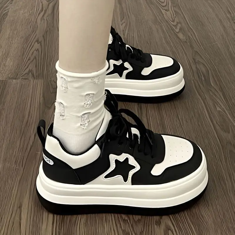Women's Casual Sport Shoes Thick Bottom Flat Spring Autumn 2026 Hong Kong Style Design American Retro All-Match Leisure...
Women's Casual Sport Shoes Thick Bottom Flat Spring Autumn 2026 Hong Kong Style Design American Retro All-Match Leisure...