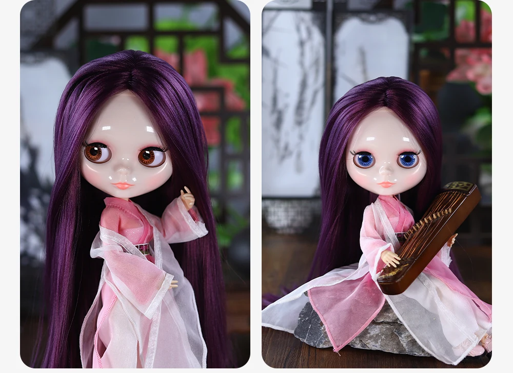 Neo Blythe Doll Traditional Flowing Hanfu Costume 4 Neo Blythe Doll Traditional Flowing Hanfu Costume 4