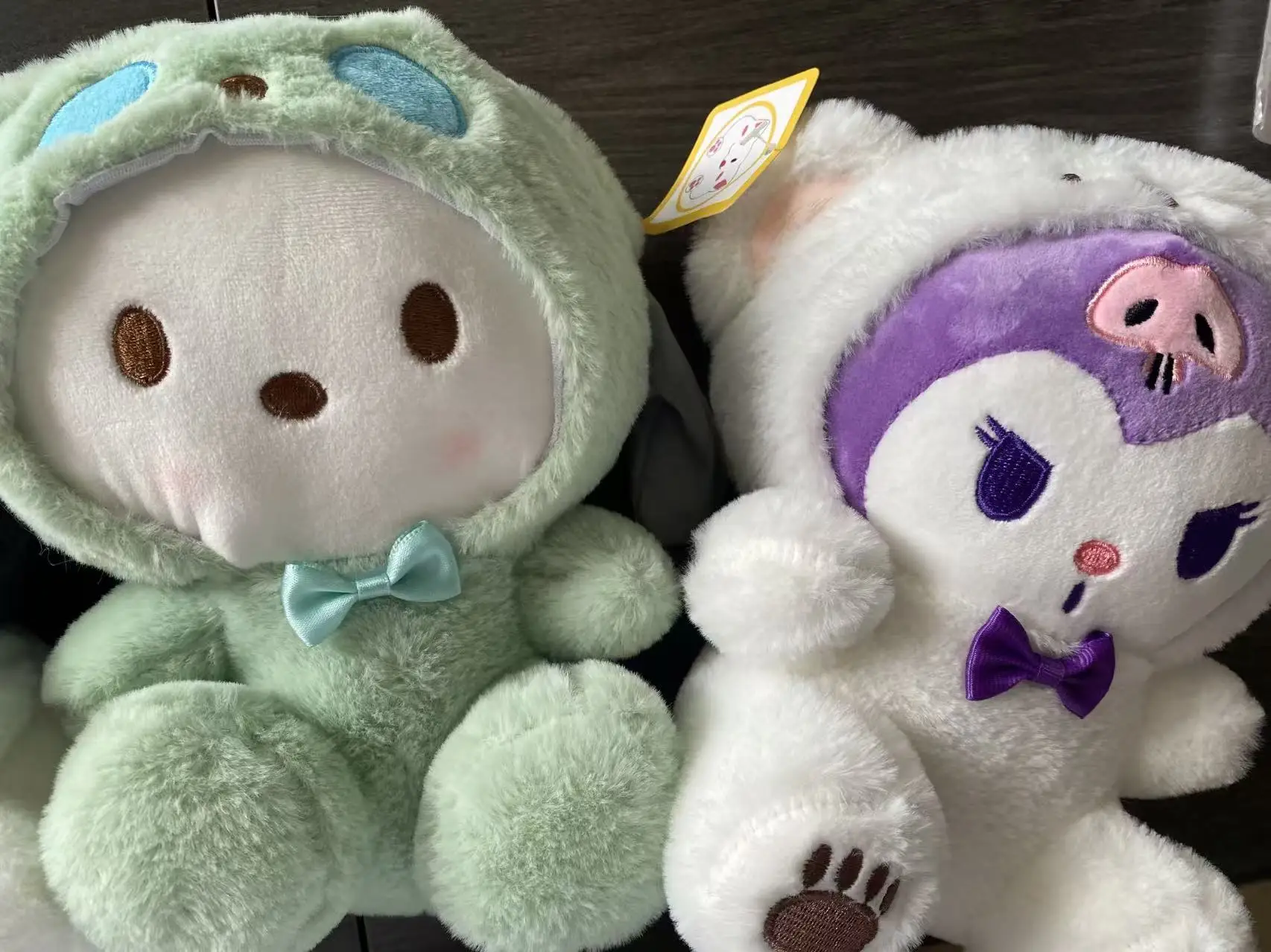 Плюшевая игрушка-подушка Sanrio Hello Kitty Kuromi 22 см, мягкая игрушка для девочек, плюшевые игрушки-животные, кукла-подушка My Melody Cinnamoroll, подарки
Плюшевая игрушка-подушка Sanrio Hello Kitty Kuromi 22 см, мягкая игрушка для девочек, плюшевые игрушки-животные, кукла-подушка My Melody Cinnamoroll, подарки