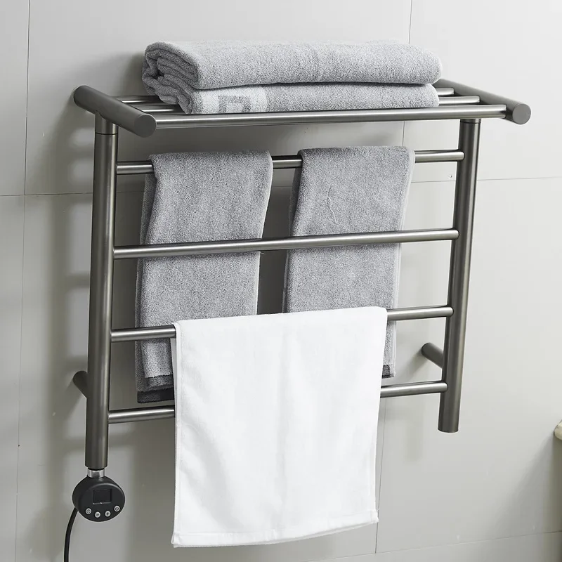 304 stainless steel electric towel rack Intelligent adjustable temperature Timed drying Waterproof towel rack Smart home
304 stainless steel electric towel rack Intelligent adjustable temperature Timed drying Waterproof towel rack Smart home