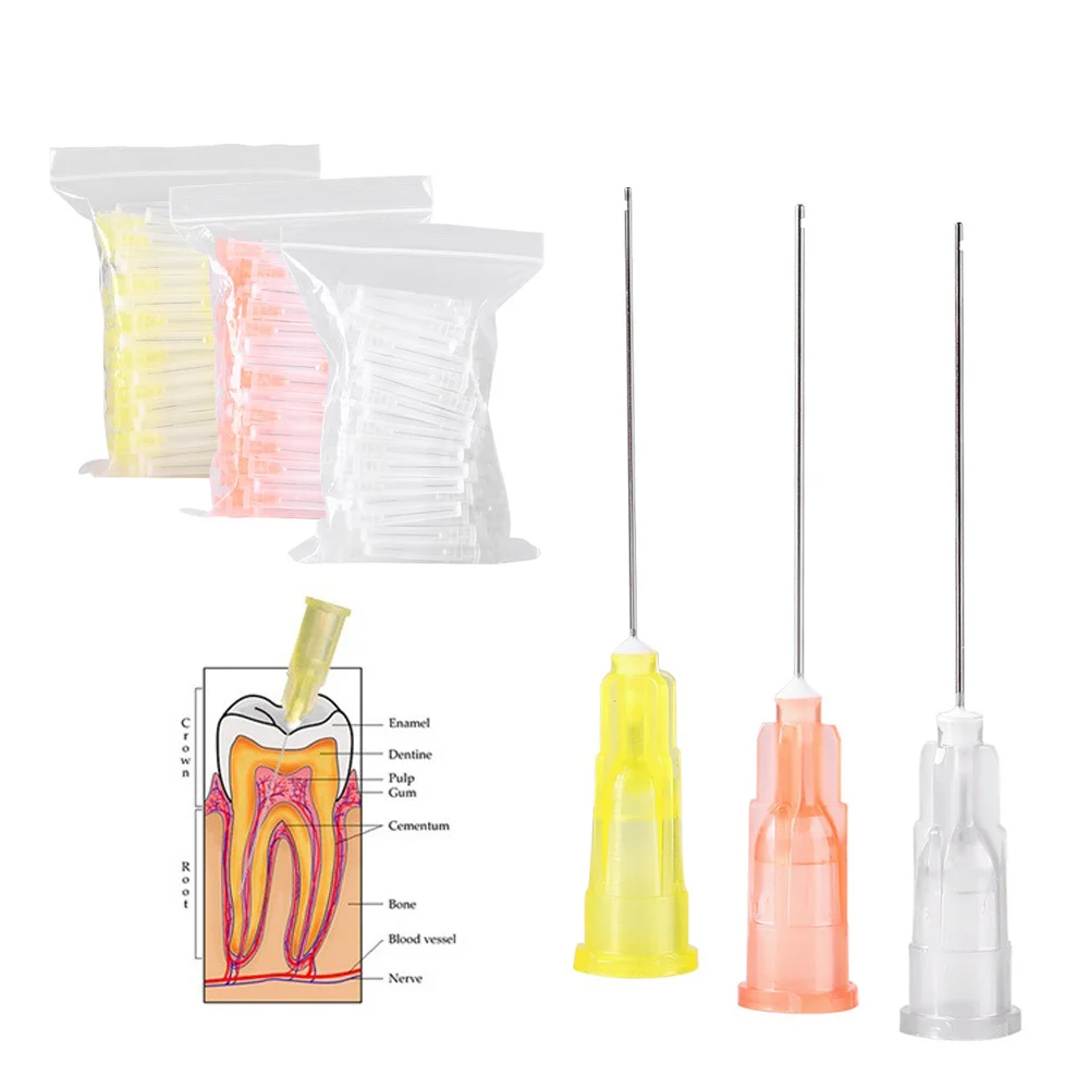 100pcs Dental Endo Irrigation Needle Tip 25G/27G/30GA 30G End-Closed Side one Hole Endo Syringe Root Canal Washing Needle Tip
100pcs Dental Endo Irrigation Needle Tip 25G/27G/30GA 30G End-Closed Side one Hole Endo Syringe Root Canal Washing Needle Tip