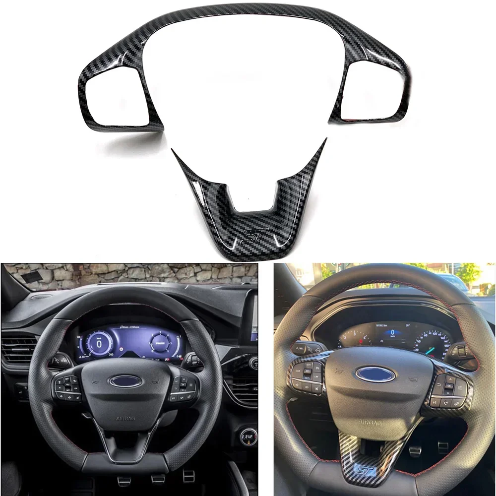 Carbon Fiber ABS Car Steering Wheel Shift Pedal Trim Interior Accessories for Ford Focus Kuga Escape 2018 2020 Fiesta MK8 Bronco
Carbon Fiber ABS Car Steering Wheel Shift Pedal Trim Interior Accessories for Ford Focus Kuga Escape 2018 2020 Fiesta MK8 Bronco