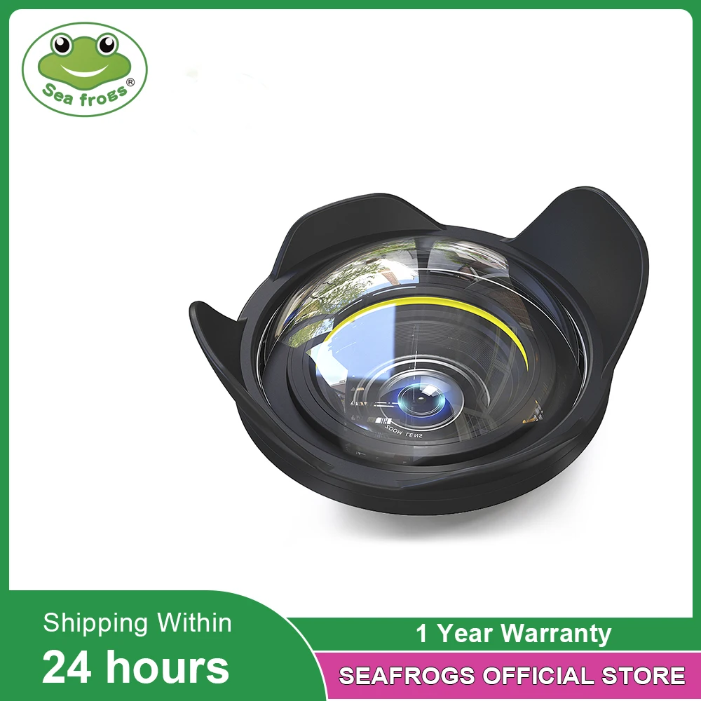 Seafrogs Wide Angle 67mm Interface for Sony Canon Nikon Fujifilm Camera Housing Underwater Diving Fisheye
Seafrogs Wide Angle 67mm Interface for Sony Canon Nikon Fujifilm Camera Housing Underwater Diving Fisheye