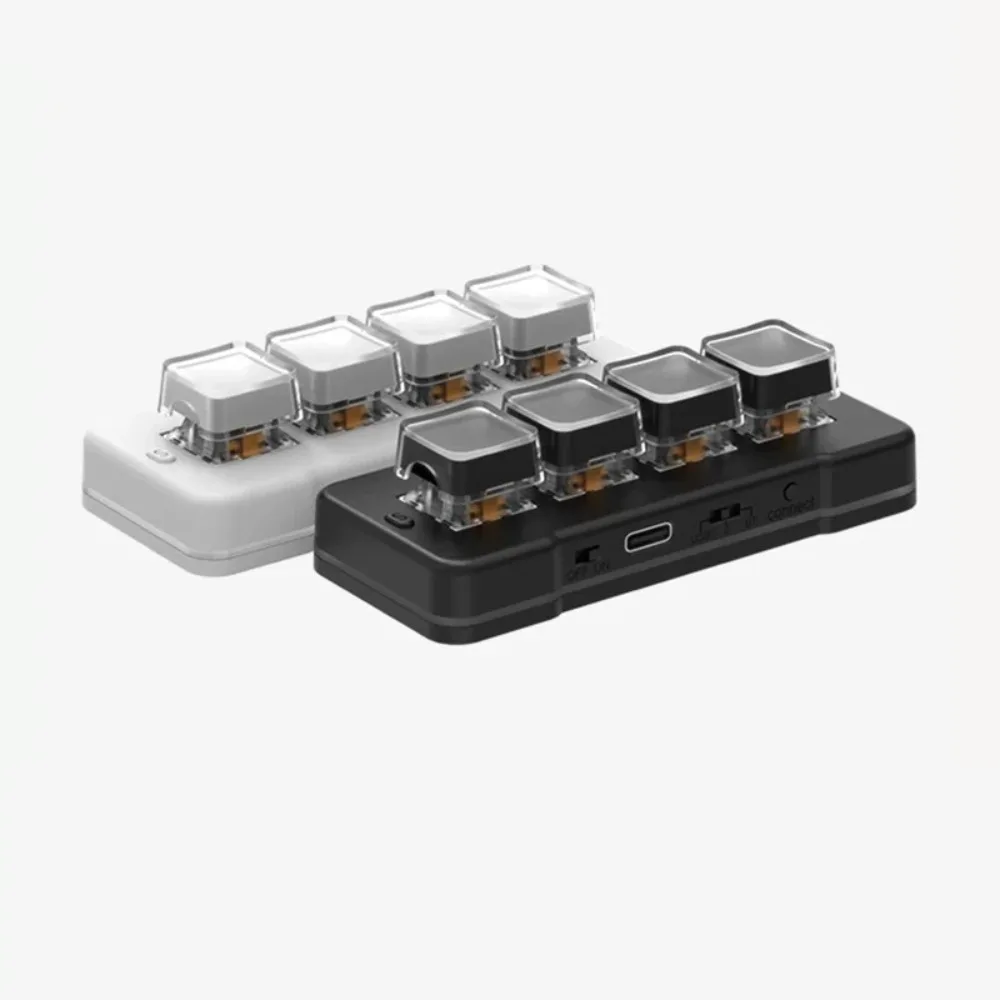 MK424Pro 4-клавишная беспроводная мини-клавиатура, индивидуальный программируемый ПК, ноутбук, офисная механическая клавиатура, игровые аксессуары, подарки для геймеров
MK424Pro 4-клавишная беспроводная мини-клавиатура, индивидуальный программируемый ПК, ноутбук, офисная механическая клавиатура, игровые аксессуары, подарки для геймеров