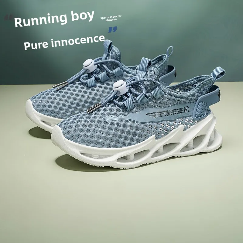 Summer Daily Athletic Sneakers Kids Full Fine Air Mesh Elastic Slip Resist Wearproof Outdoor Casual Footwear
Summer Daily Athletic Sneakers Kids Full Fine Air Mesh Elastic Slip Resist Wearproof Outdoor Casual Footwear