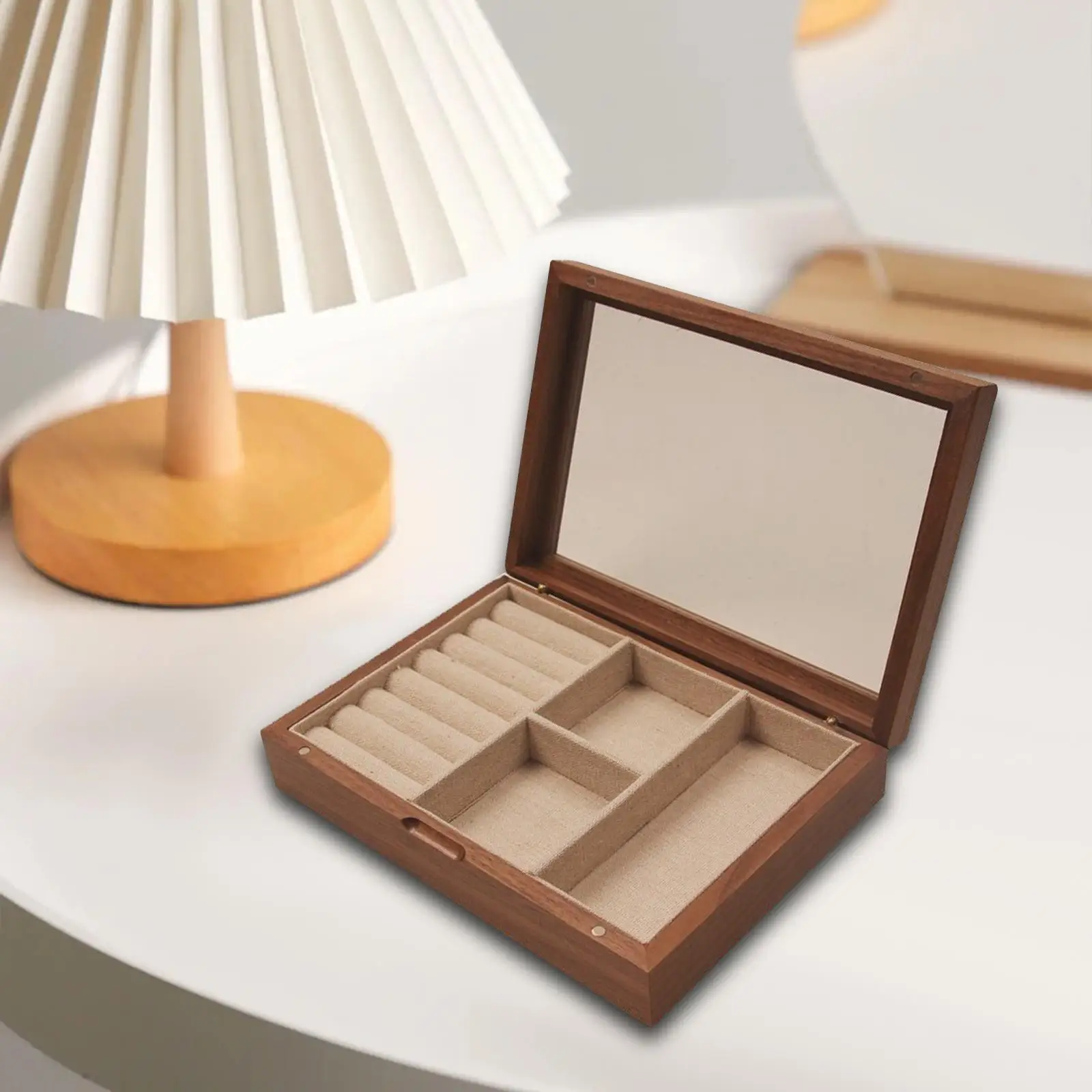 Jewelry Box Organizer for Women Lady Transparent Cover Jewelry Storage Box for Necklaces Ear Studs Rings Earrings Bracelets
Jewelry Box Organizer for Women Lady Transparent Cover Jewelry Storage Box for Necklaces Ear Studs Rings Earrings Bracelets