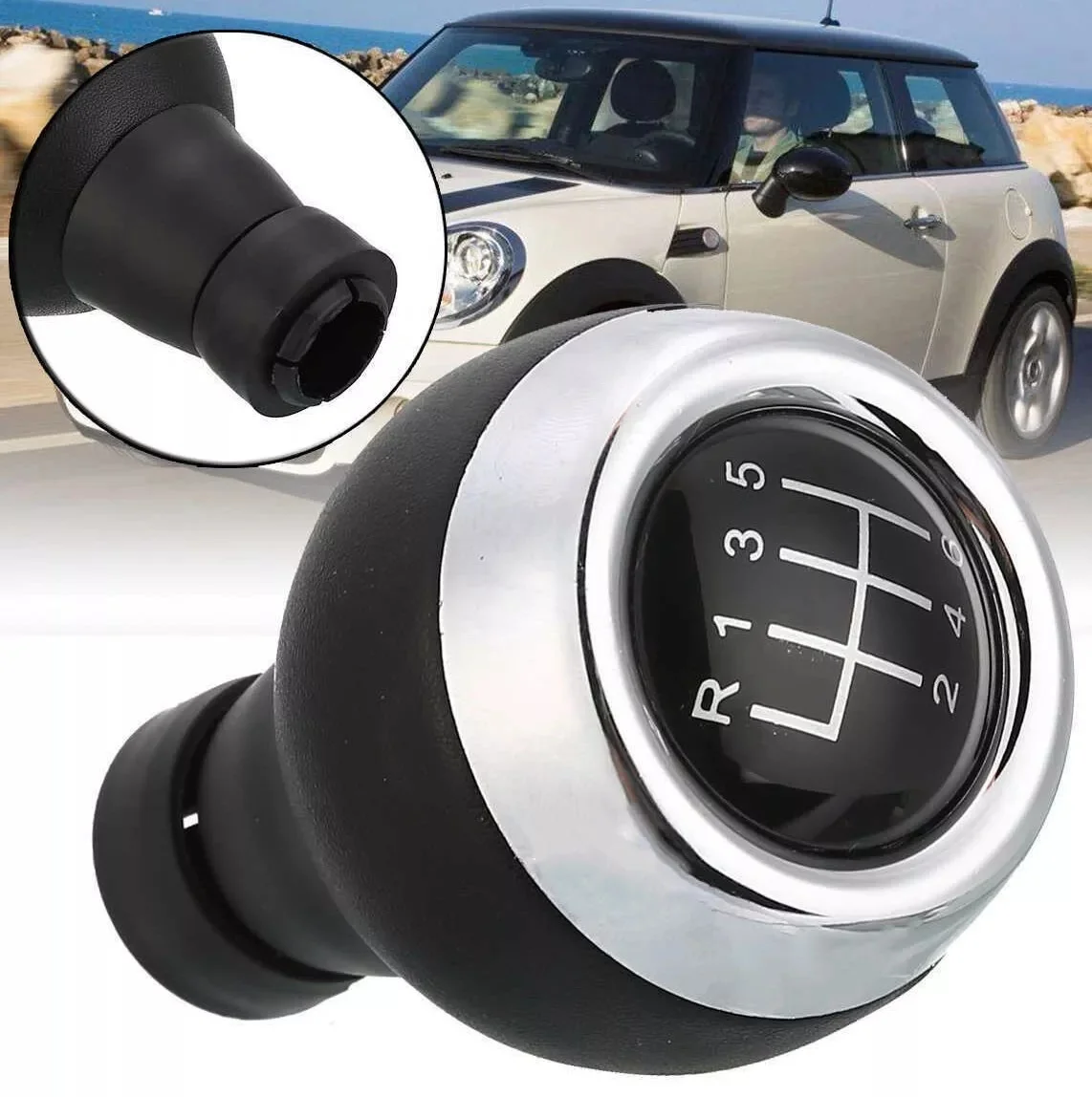 1PC 6 Speed Gear Stick Shift Shifter Knob Head Fit For Mini Cooper R55 R56 R57 R58 R59 R60 Car Shift Knob Durable Auto Parts
1PC 6 Speed Gear Stick Shift Shifter Knob Head Fit For Mini Cooper R55 R56 R57 R58 R59 R60 Car Shift Knob Durable Auto Parts