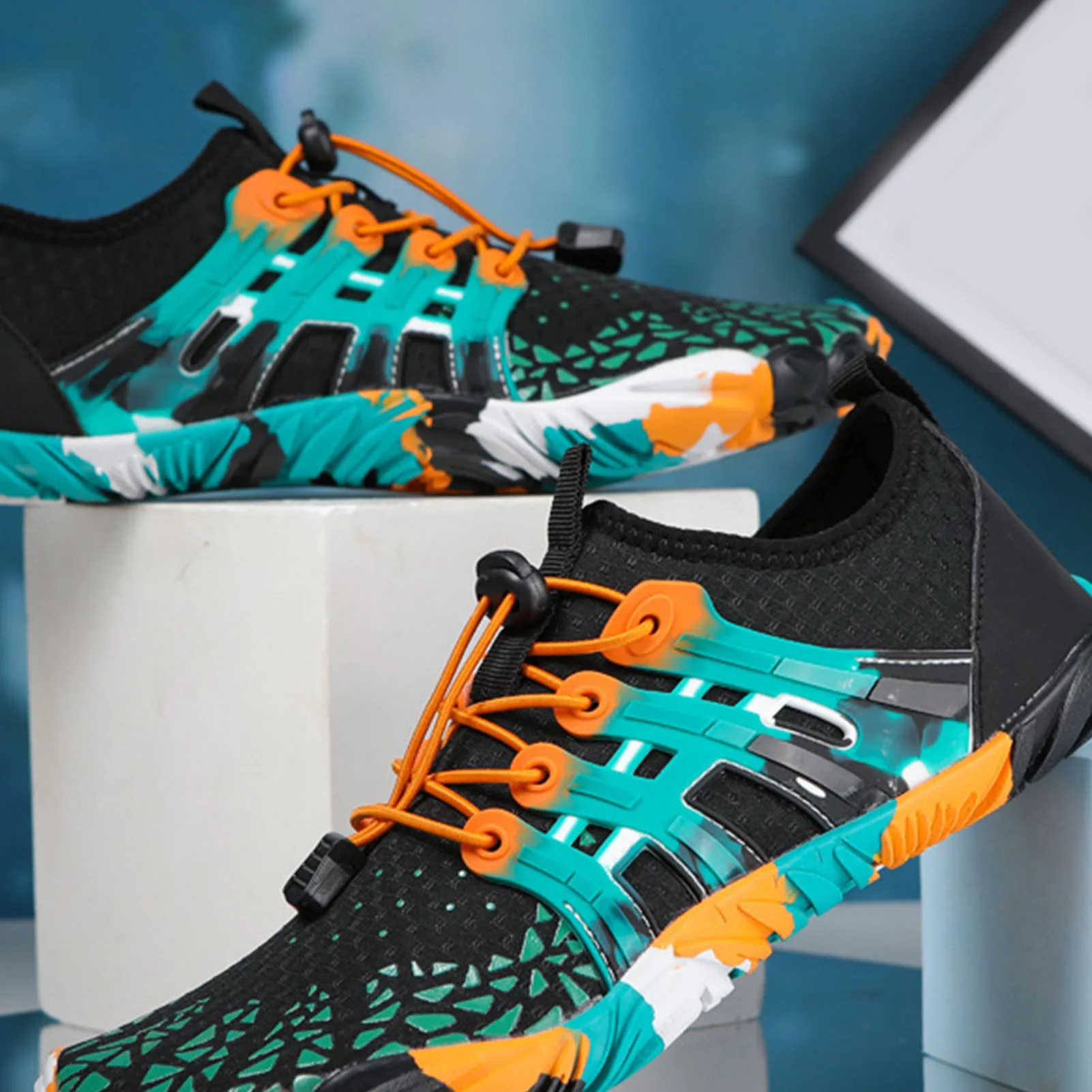 Water Shoes, Quick Dry Aquatic Footwear, Non-Slip Beach Shoes, Breathable PVC Wading Footwear for Beach and Pool
Water Shoes, Quick Dry Aquatic Footwear, Non-Slip Beach Shoes, Breathable PVC Wading Footwear for Beach and Pool