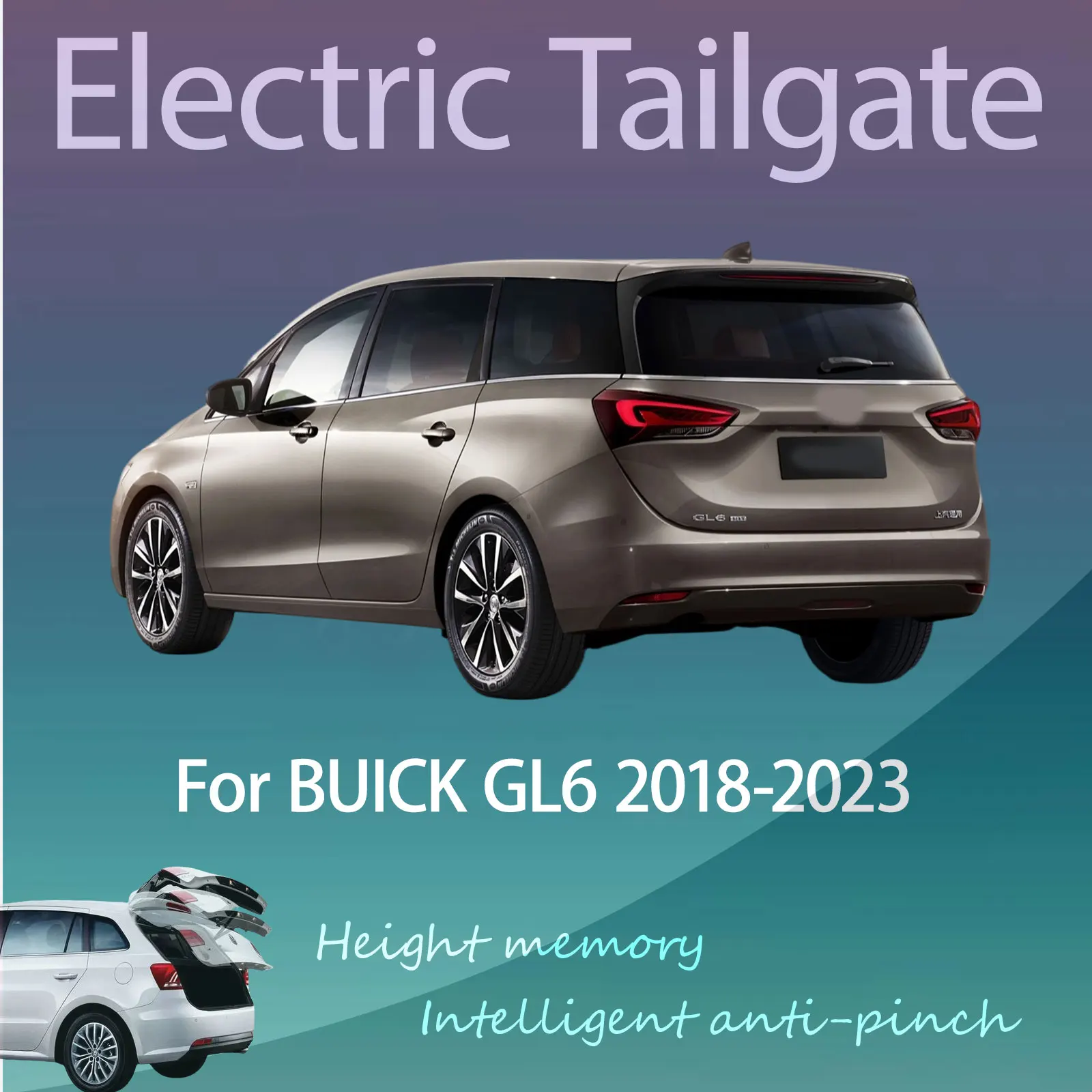 Для BUICK GL6 2018-2023: Электрический модифицированный умный автоматический подъемник задней двери с управлением по ключу
Для BUICK GL6 2018-2023: Электрический модифицированный умный автоматический подъемник задней двери с управлением по ключу