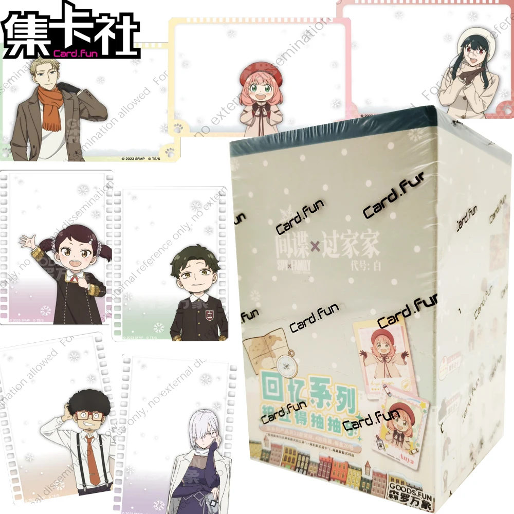 CARD.FUN Genuine SPY×FAMILY Collection Cards for Boys Girls Popular Anime Warm Winter Travel Cute Figure Polaroid Cards Gifts
CARD.FUN Genuine SPY×FAMILY Collection Cards for Boys Girls Popular Anime Warm Winter Travel Cute Figure Polaroid Cards Gifts