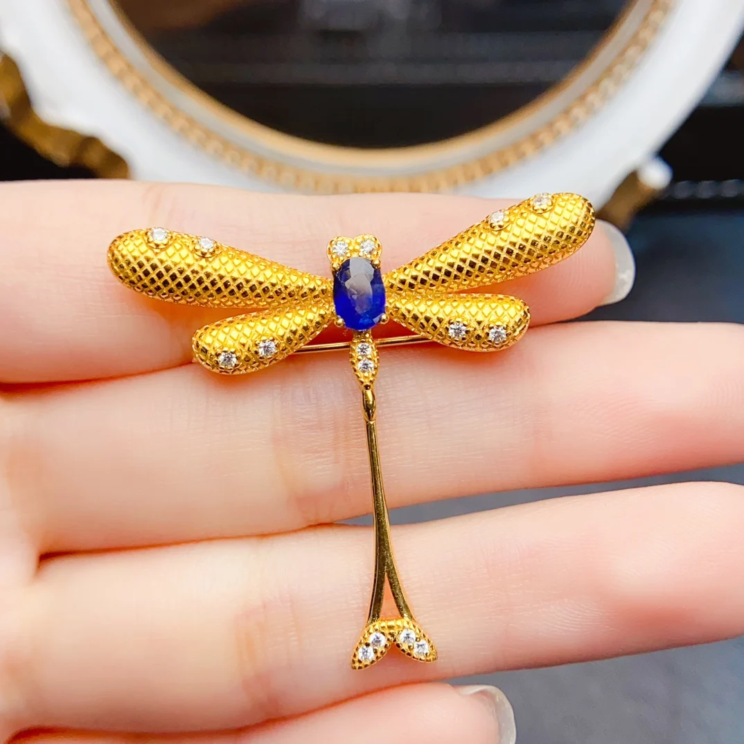 Женская Брошь в виде стрекозы FS, брошь из серебра 925 пробы с натуральным сапфиром, 4 Х6 мм
Женская Брошь в виде стрекозы FS, брошь из серебра 925 пробы с натуральным сапфиром, 4 Х6 мм