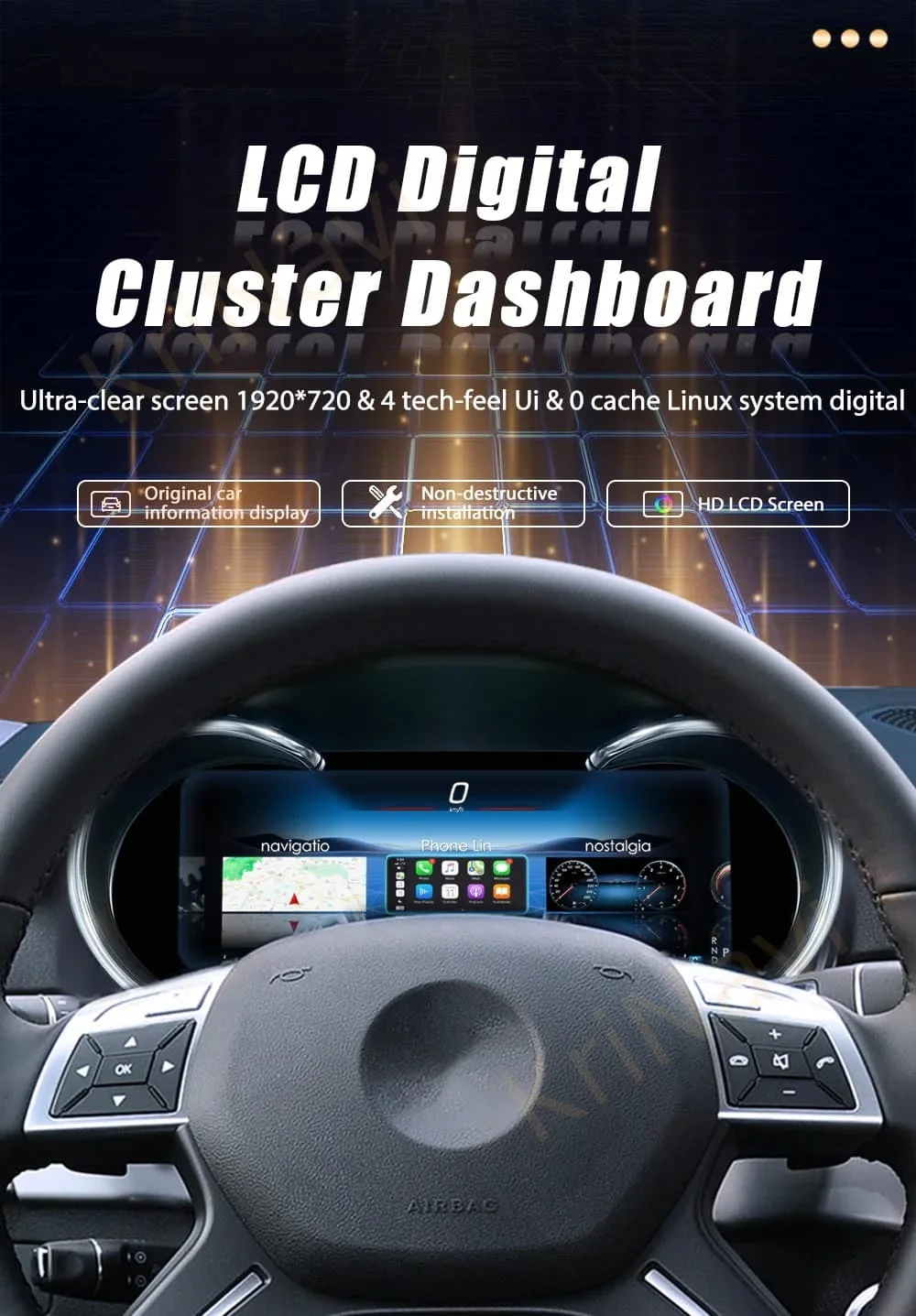 12.3Inch For Mercedes Benz V Class V260 V250 W447 2016 - 2022 LCD Digital Instrument Cluster Speedometer Upgrade Smart Dashboard
12.3Inch For Mercedes Benz V Class V260 V250 W447 2016 - 2022 LCD Digital Instrument Cluster Speedometer Upgrade Smart Dashboard