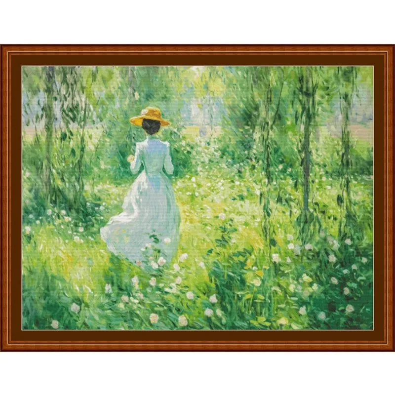 Back Girl 14CT 16CT Printed On Canvas Cross Stitch DIY Set Chinese Pattern Kit Home Needlework Embroidery 117Colors
Back Girl 14CT 16CT Printed On Canvas Cross Stitch DIY Set Chinese Pattern Kit Home Needlework Embroidery 117Colors