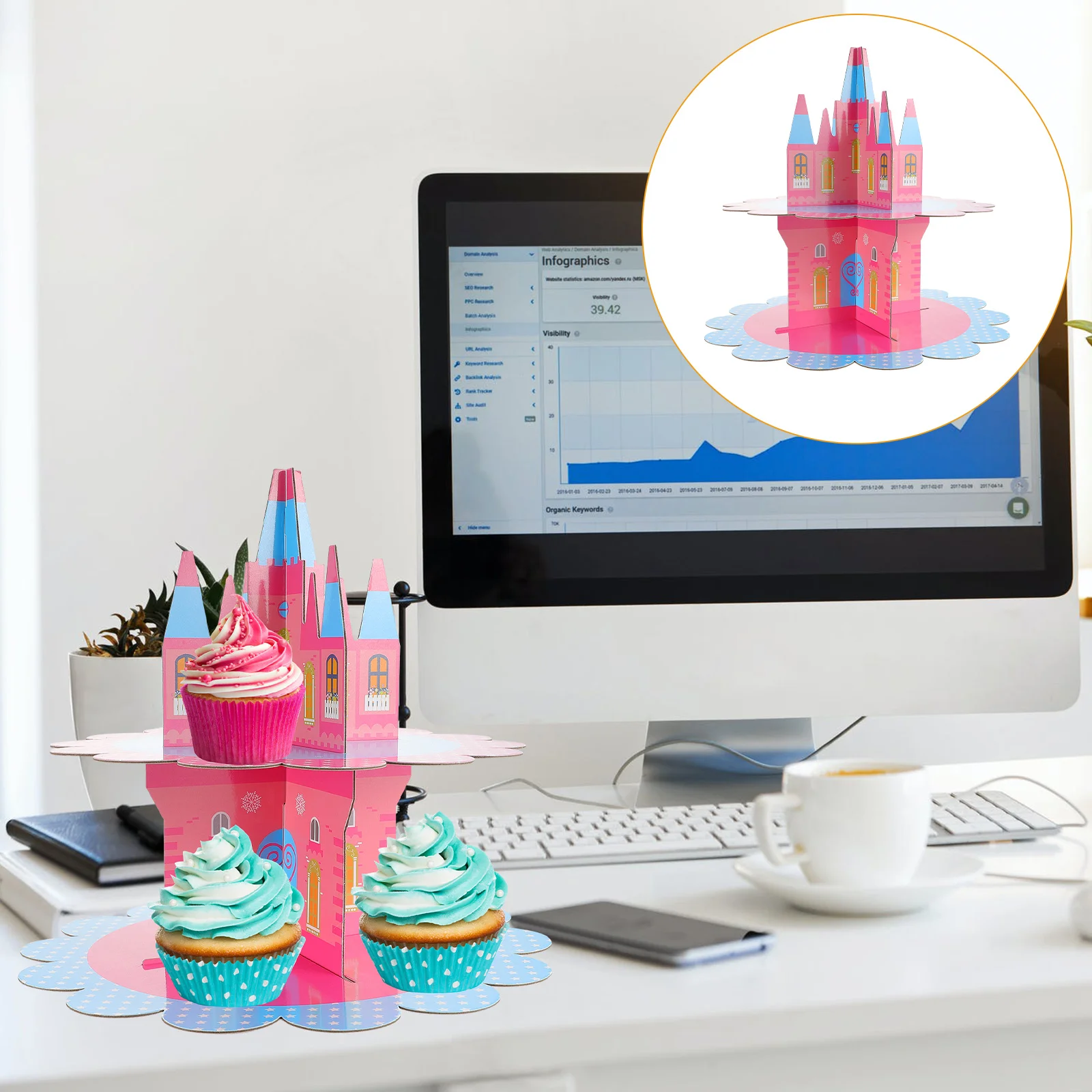 Castle Cake Stand Shaped Fruit Display Tower Snack Serving Paper Cup Festival Dessert Holder Cupcake Rack Unique
Castle Cake Stand Shaped Fruit Display Tower Snack Serving Paper Cup Festival Dessert Holder Cupcake Rack Unique