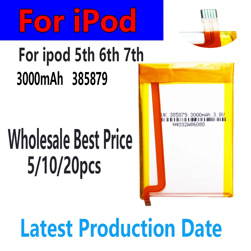 5/10/20 шт. 3000 мАч SSD HD обновленный аккумулятор для iPod 5-го поколения видео 30 ГБ iPod 6-го поколения классический 80 ГБ 120 ГБ 7-го поколения 160 ГБ Аккумулятор
5/10/20 шт. 3000 мАч SSD HD обновленный аккумулятор для iPod 5-го поколения видео 30 ГБ iPod 6-го поколения классический 80 ГБ 120 ГБ 7-го поколения 160 ГБ Аккумулятор