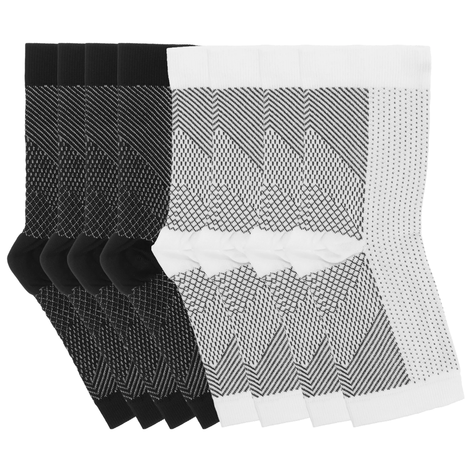 4 Pairs Black L XL White L XL Compression Socks Ankle Support Breathable Stockings Foot Protection Anti Skid Design for Sports
4 Pairs Black L XL White L XL Compression Socks Ankle Support Breathable Stockings Foot Protection Anti Skid Design for Sports