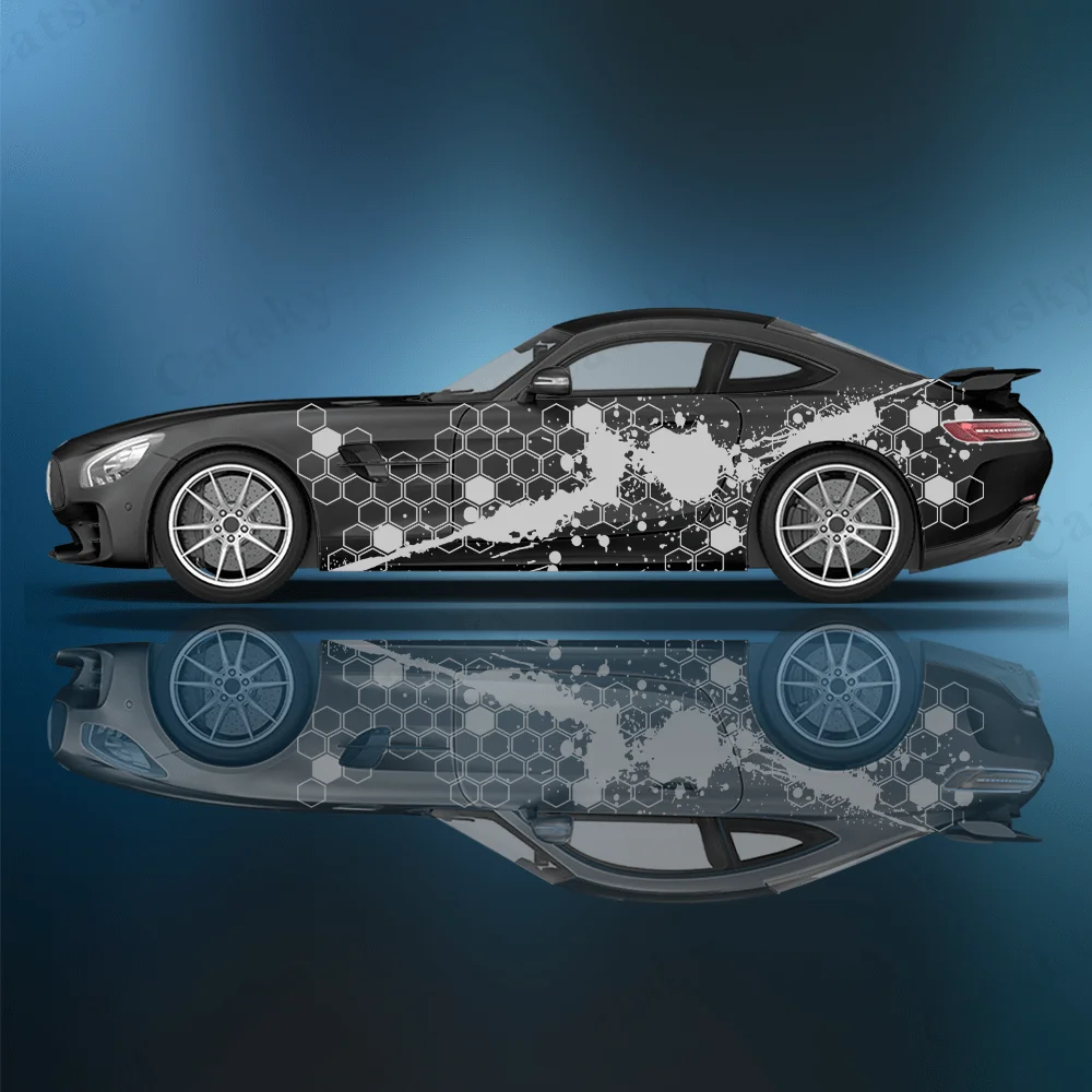 2pcs Irregular line hexagon splash Car Side Wraps, Self-Adhesive PVC Waterproof & Scratch-Resistant Stickers, Car Accessory Gift
2pcs Irregular line hexagon splash Car Side Wraps, Self-Adhesive PVC Waterproof & Scratch-Resistant Stickers, Car Accessory Gift