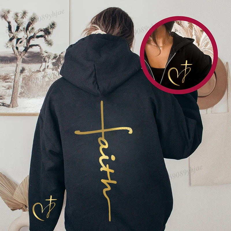 Faith Jesus Heart Cross Print Women Mens Zipper Hooded Jacket Casual Fashion Hoodies Zip-up Sweatshirts Harajuku Sweatshirts
Faith Jesus Heart Cross Print Women Mens Zipper Hooded Jacket Casual Fashion Hoodies Zip-up Sweatshirts Harajuku Sweatshirts