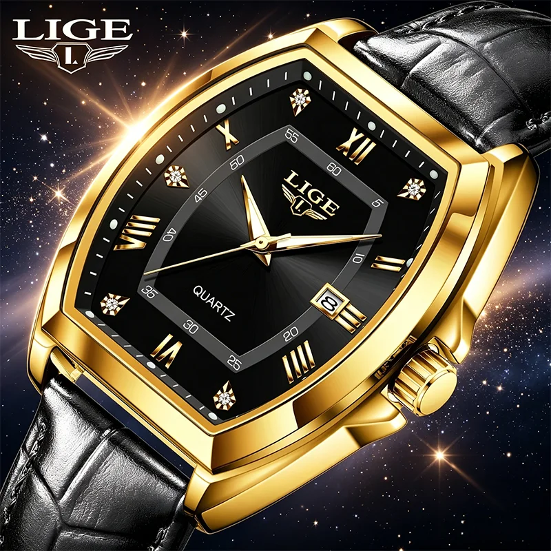 LIGE New Sport Luxury Leather Strap Men's Watches Gife Quartz Watches Waterproof Luminous Calendar Business Watch For Man
LIGE New Sport Luxury Leather Strap Men's Watches Gife Quartz Watches Waterproof Luminous Calendar Business Watch For Man